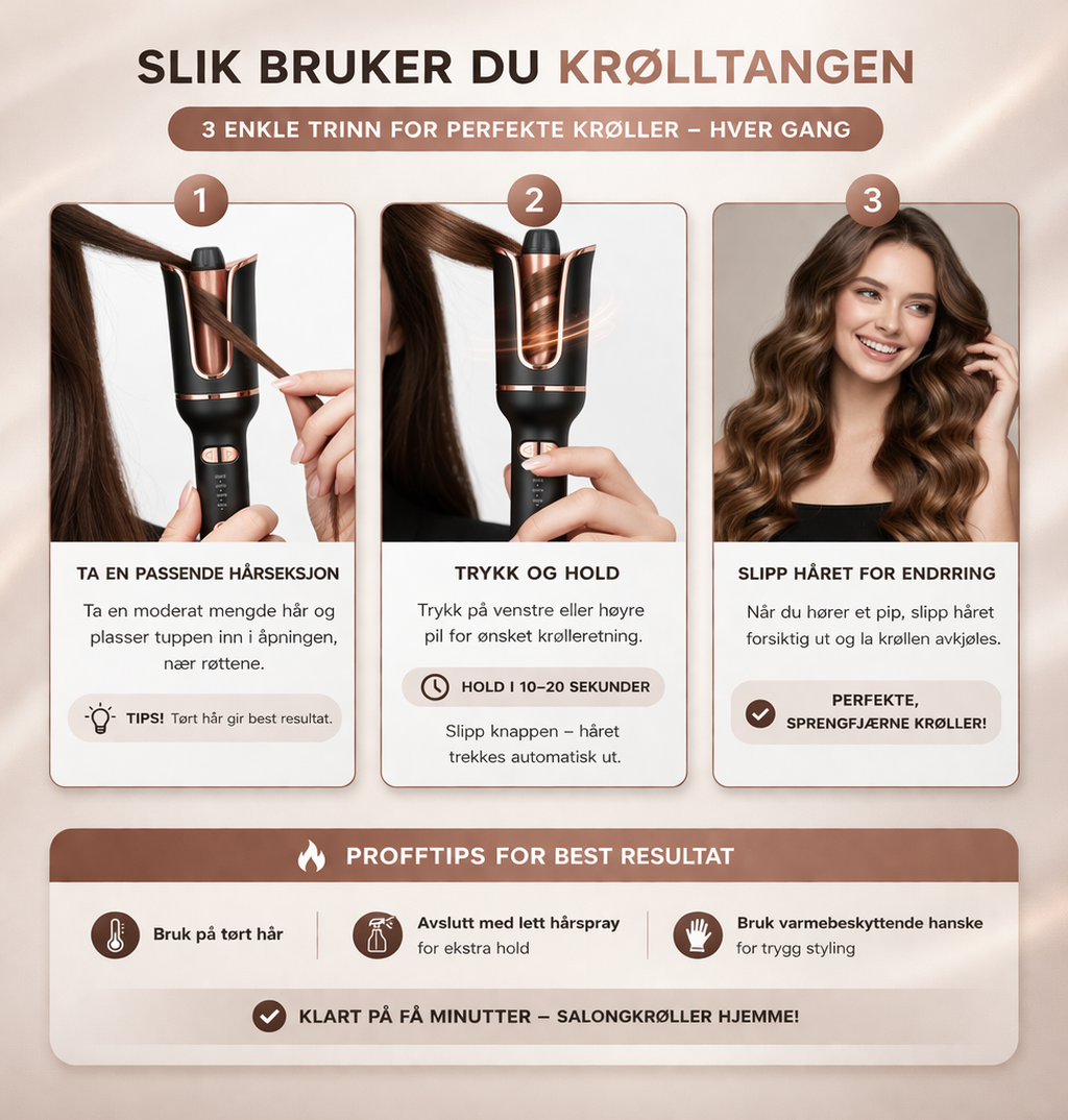 Valmra™ Automatisk Krølltang